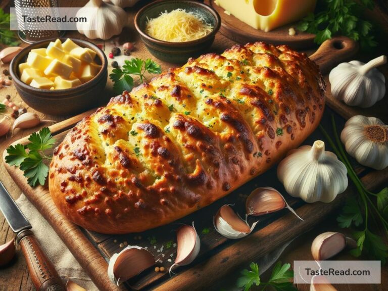 How to create cheesy roasted garlic bread