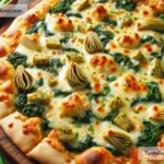 How to create cheesy spinach and artichoke flatbread