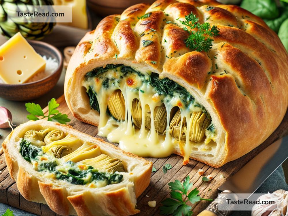 How to create cheesy spinach and artichoke stuffed bread