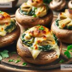 How to create cheesy spinach and artichoke stuffed mushrooms