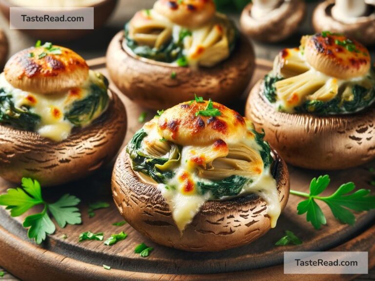 How to create cheesy spinach and artichoke stuffed mushrooms