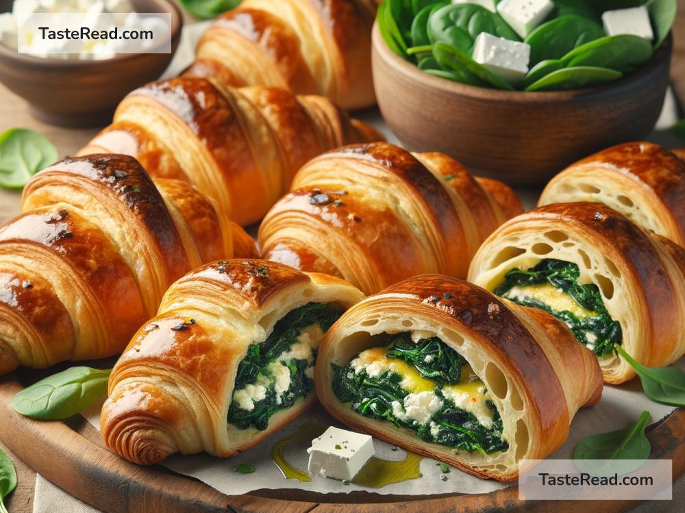How to create cheesy spinach and feta stuffed croissants