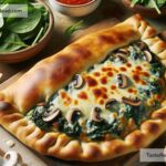 How to create cheesy spinach and mushroom calzones