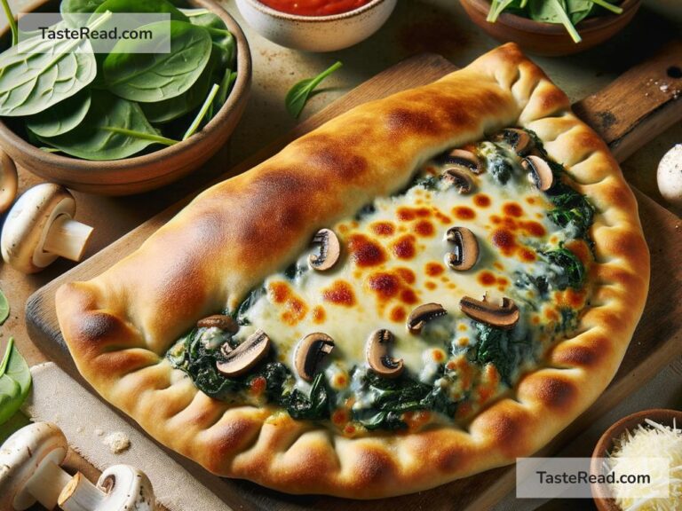 How to create cheesy spinach and mushroom calzones