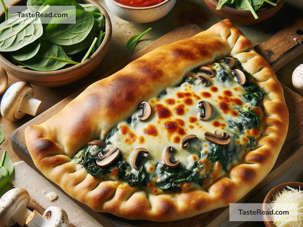 How to create cheesy spinach and mushroom calzones