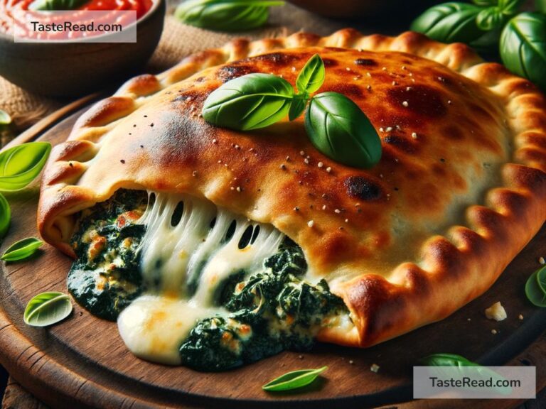 How to create cheesy spinach and ricotta calzones