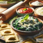 How to create cheesy spinach and ricotta ravioli