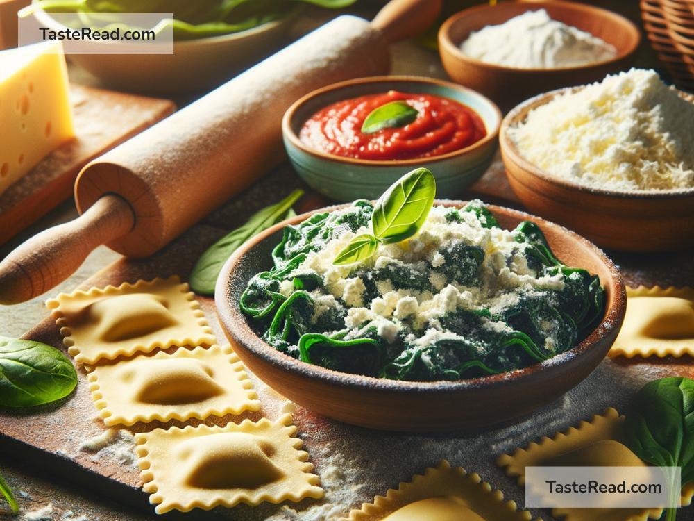 How to create cheesy spinach and ricotta ravioli