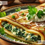 How to create cheesy spinach and ricotta stuffed crepes