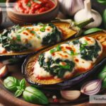 How to create cheesy spinach and ricotta stuffed eggplant