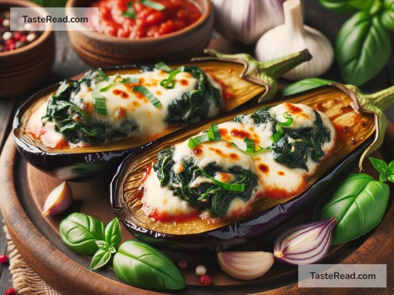How to create cheesy spinach and ricotta stuffed eggplant