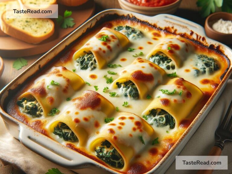 How to create cheesy spinach and ricotta stuffed manicotti