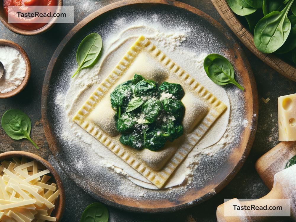How to create cheesy spinach and ricotta stuffed ravioli