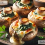 How to create cheesy spinach stuffed mushrooms