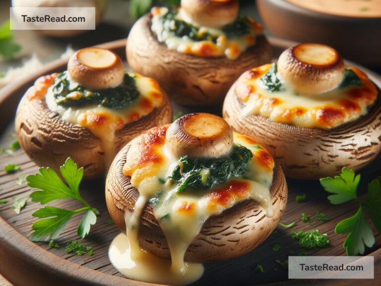 How to create cheesy spinach stuffed mushrooms