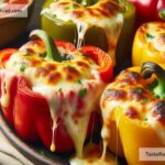 How to create cheesy stuffed bell peppers