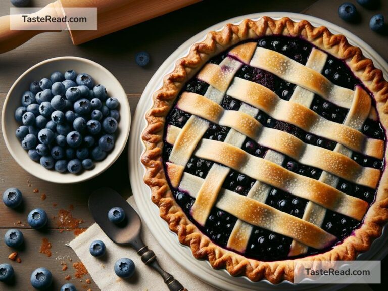 How to create classic blueberry pie