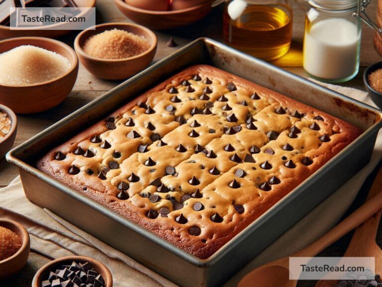 How to create classic chocolate chip blondies