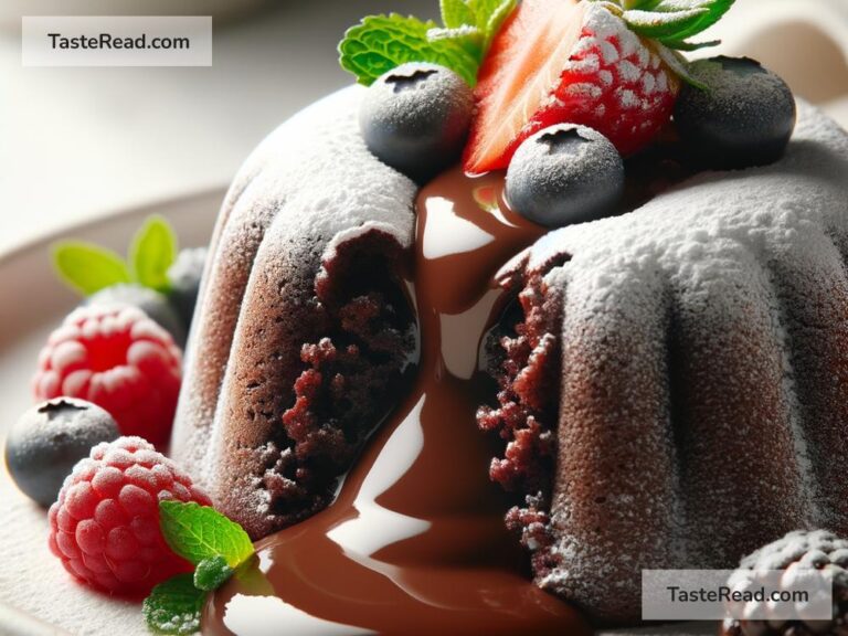 How to create classic chocolate lava cake