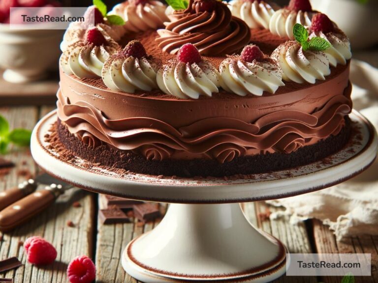 How to create classic chocolate mousse cake