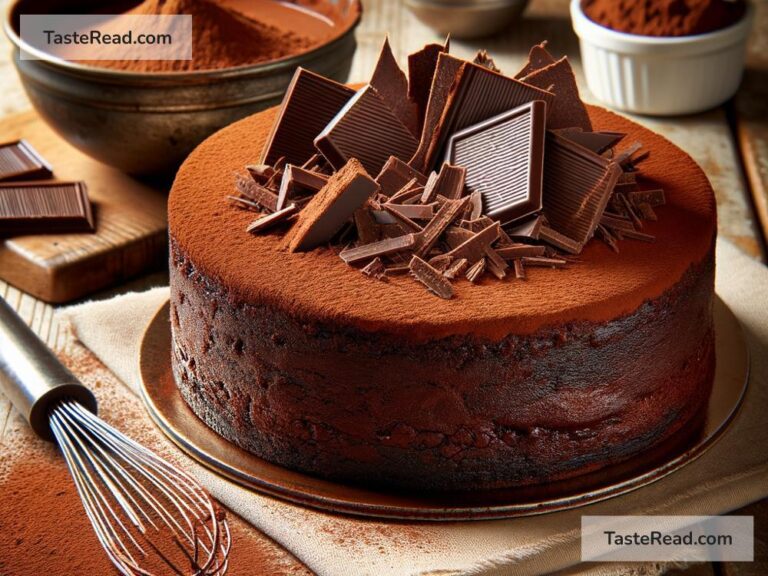 How to create classic chocolate truffle cake