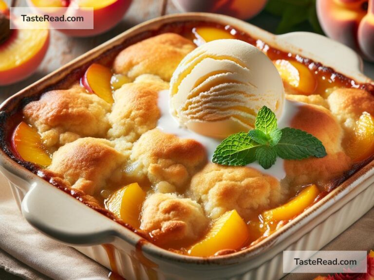 How to create classic peach cobbler