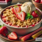 How to create classic strawberry rhubarb crumble