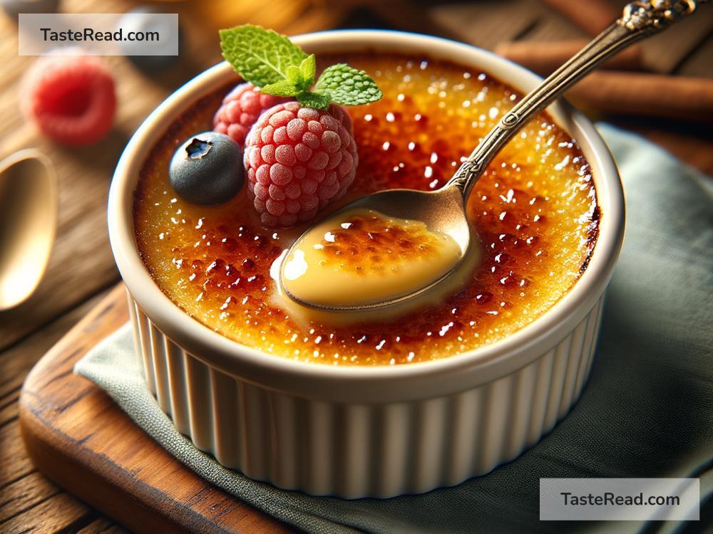 How to create classic vanilla creme brûlée