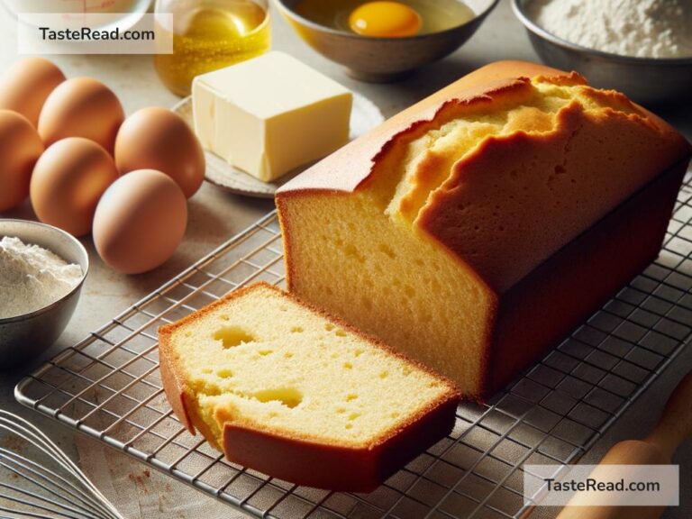 How to create classic vanilla pound cake