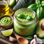 How to create creamy avocado and basil dressing