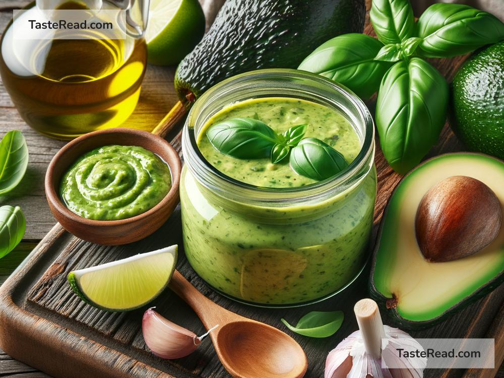 How to create creamy avocado and basil dressing
