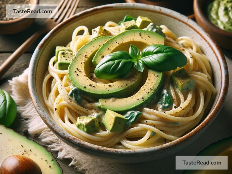 How to create creamy avocado basil pasta sauce