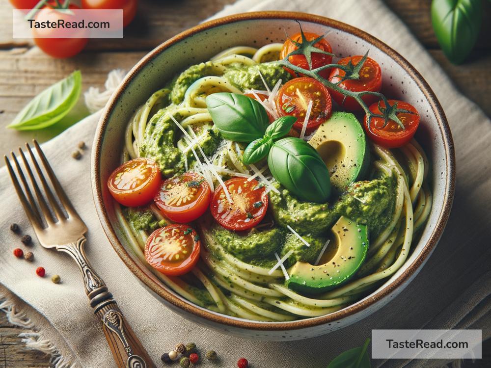 How to create creamy avocado basil pesto pasta
