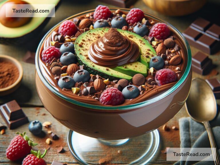 how to create creamy avocado chocolate pudding