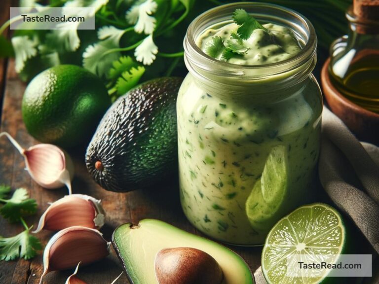 How to create creamy avocado cilantro dressing