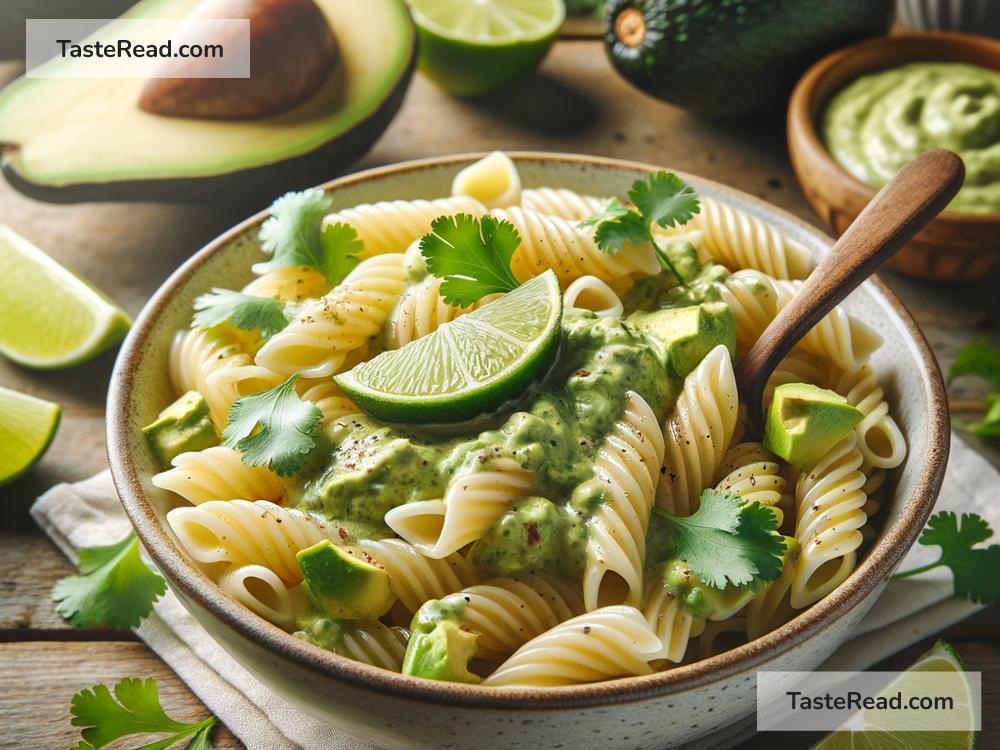 How to create creamy avocado cilantro pasta sauce