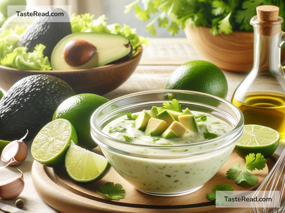 How to create creamy avocado lime dressing for salads