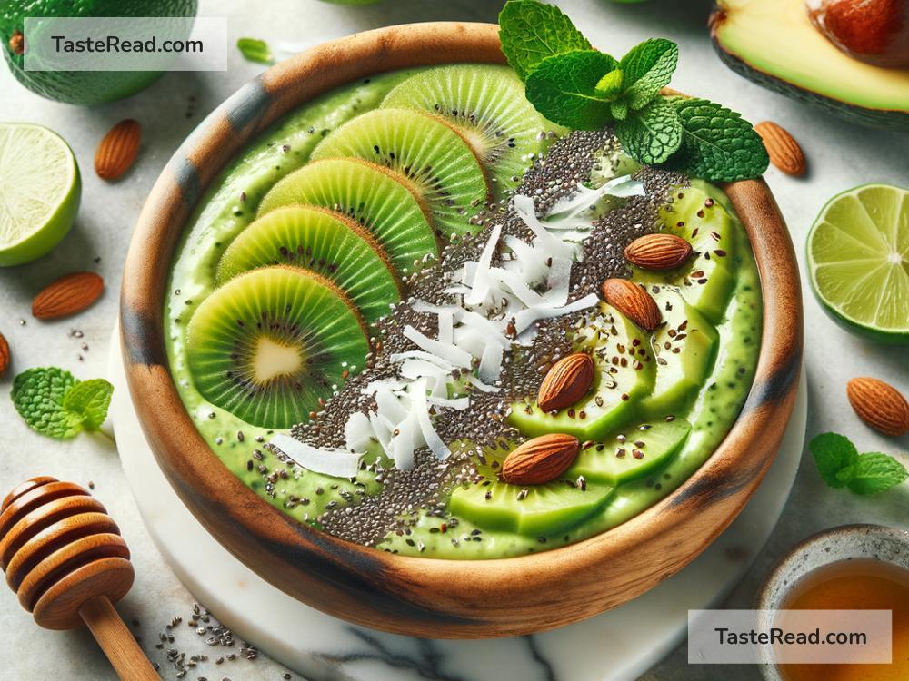 How to create creamy avocado lime smoothie bowl