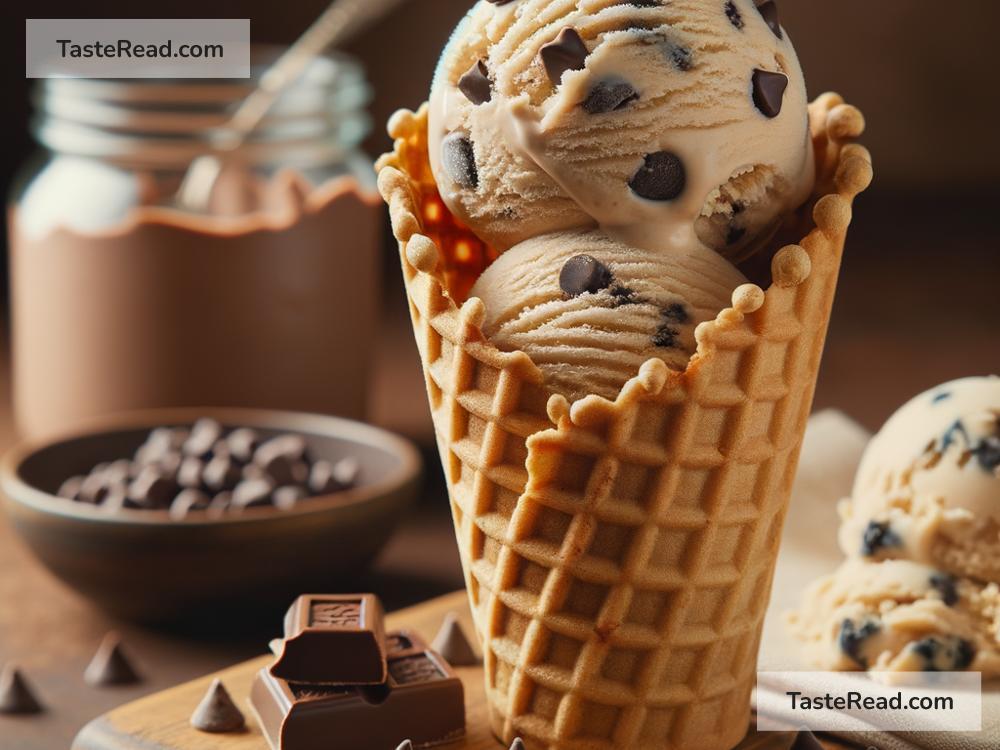 how to create creamy chocolate chip cookie dough ice cream