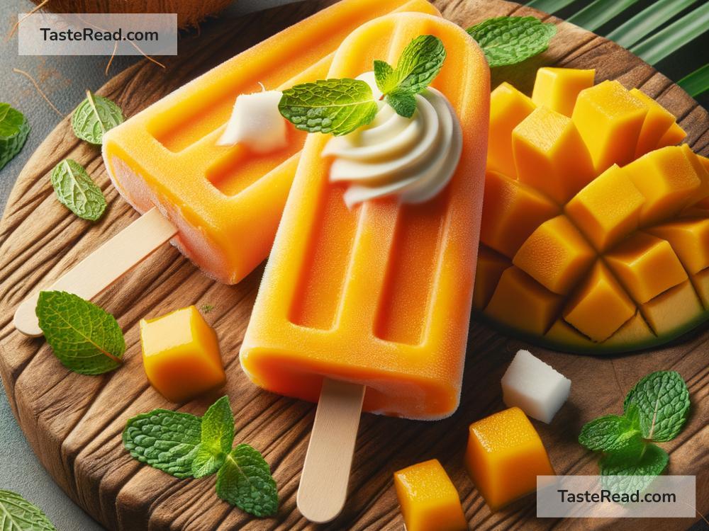 How to create creamy coconut mango popsicles