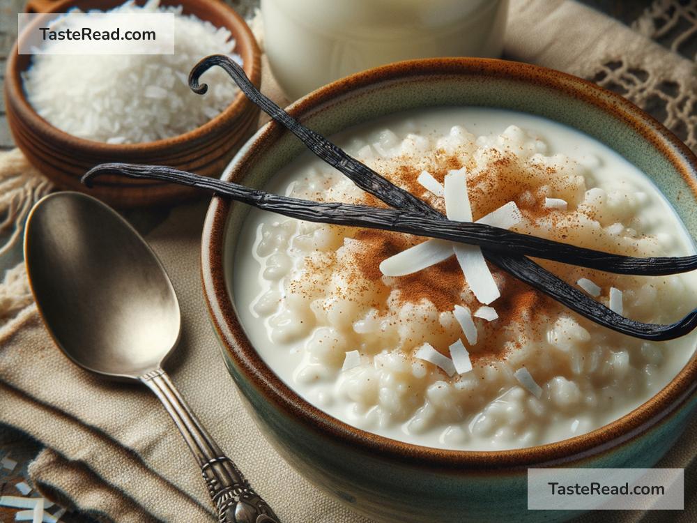 How to create creamy coconut vanilla rice pudding