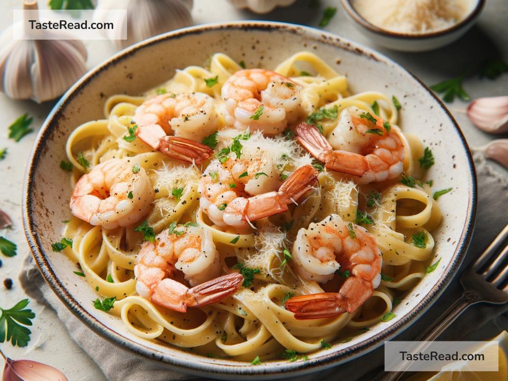 How to create creamy garlic butter shrimp pasta