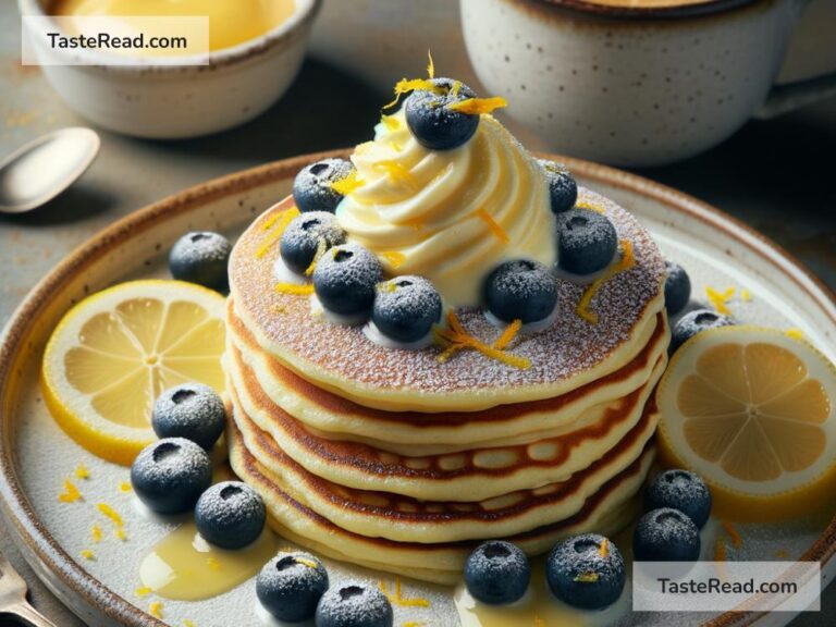 how to create creamy lemon ricotta pancakes