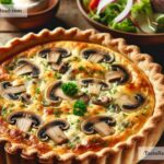 How to create creamy mushroom and brie quiche