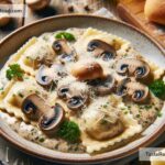 how to create creamy mushroom ravioli