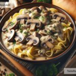 How to create creamy mushroom stroganoff
