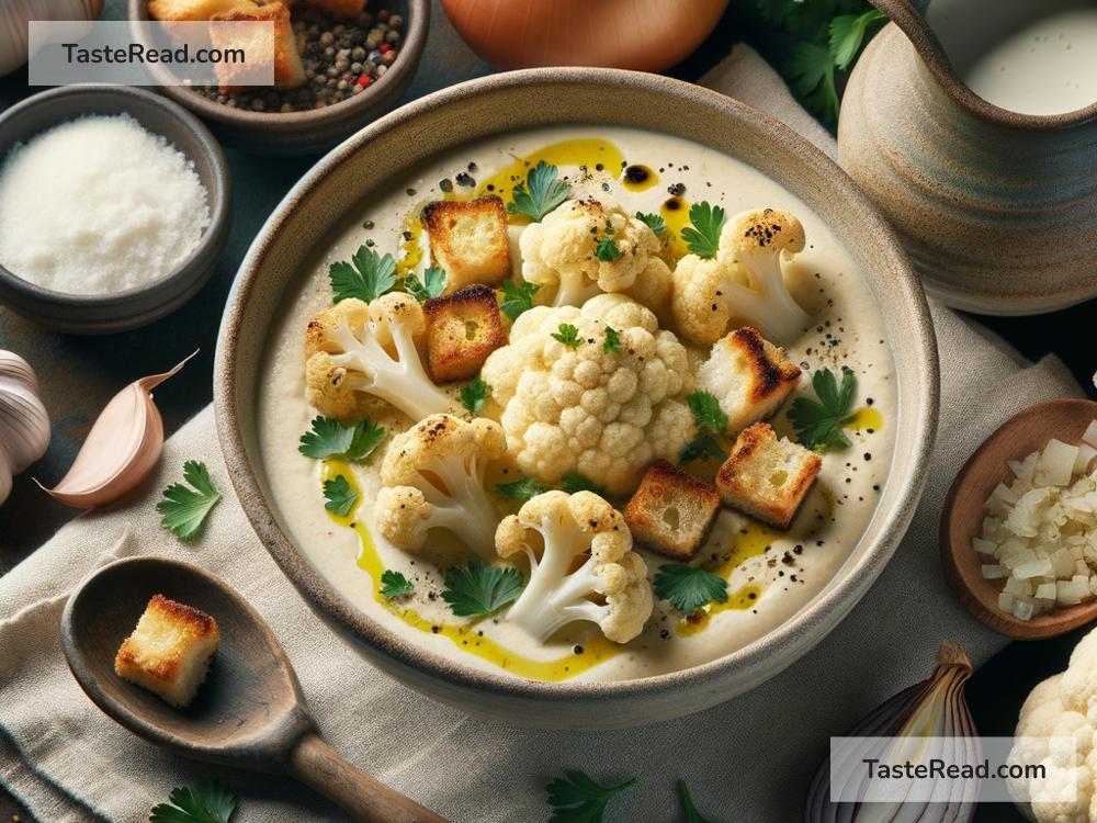 How to create creamy roasted cauliflower soup
