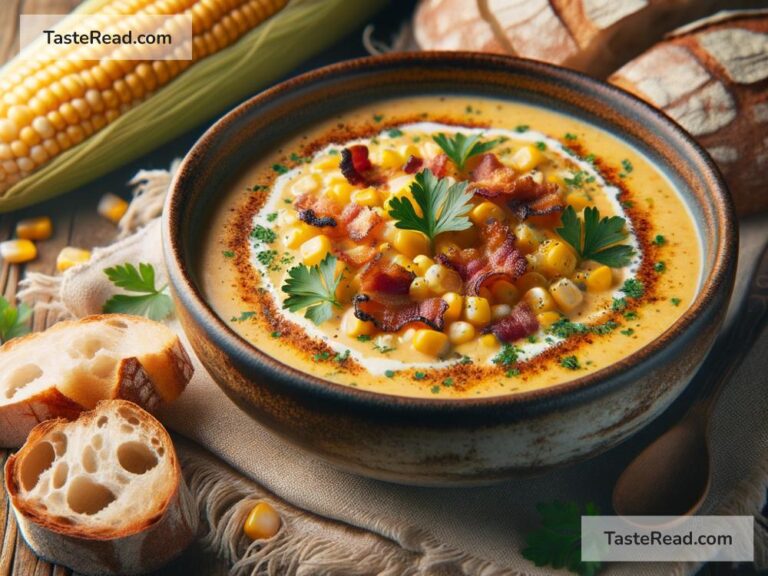 how to create creamy roasted corn chowder