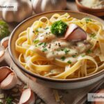 How to create creamy roasted garlic Alfredo sauce