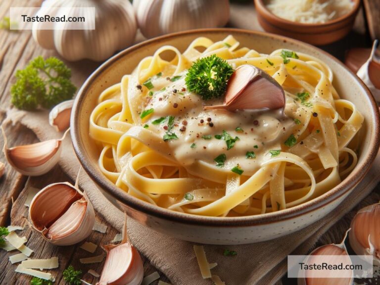 How to create creamy roasted garlic Alfredo sauce